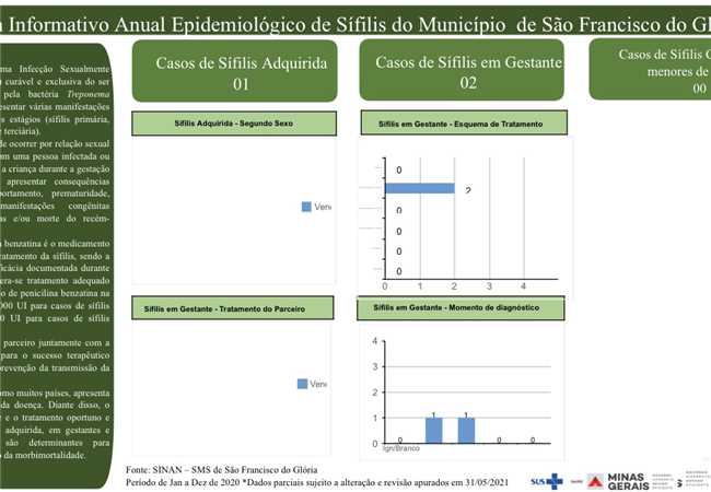 Boletim informativo anual  epidemiológico de Sífilis 